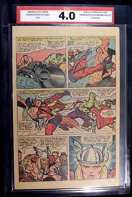 Buy Journey Into Mystery #112 CPA 4.0 SINGLE PAGE #3/4  Hulk Vs Thor • 47.43£