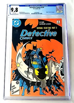 Buy Detective Comics #576 CGC 9.8 Todd McFarlane Vintage DC Comics 1987 Batman • 143.31£