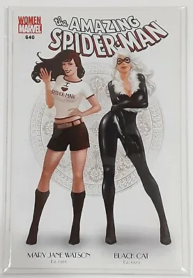Buy Amazing Spider-Man #640 VF/NM 2010 Woman Of Marvel Variant Cover Sexy Black Cat • 15.18£