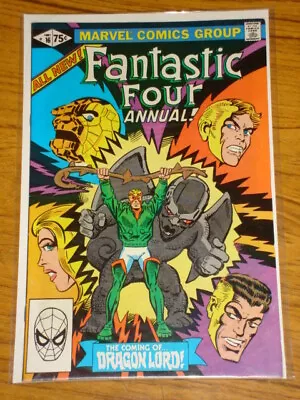 Buy Fantastic Four Annual #16 Vol1 Marvel Steve Ditko Art 1981 • 7.99£