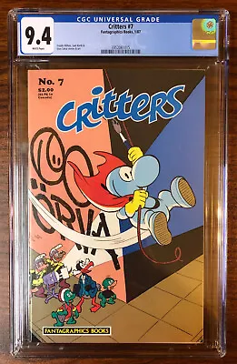 Buy M3832: Critters #7, Vol 1, 9.4 Graded CGC • 116.99£