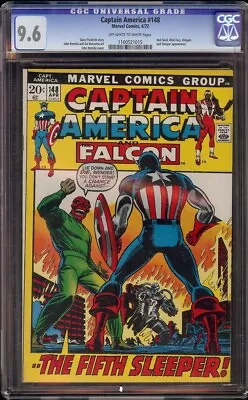 Buy Captain America # 148 CGC 9.6 OW/W (Marvel, 1971) John Romita Pictureframe Cover • 154.17£
