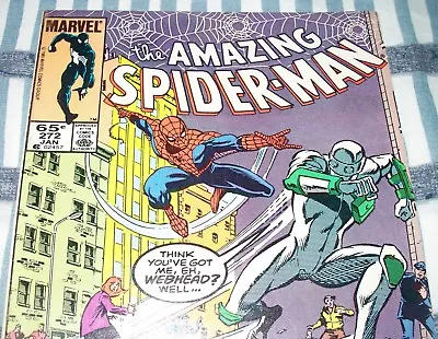 Buy The Amazing Spider-Man #272 Vs. SLYDE From Jan. 1986 In VG/F Condition NS • 7.19£