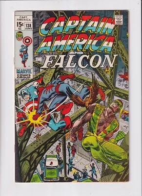 Buy Captain America (1968) # 138 (5.0-VGF) (2040121) Falcon, Spider-Man 1971 • 20.25£