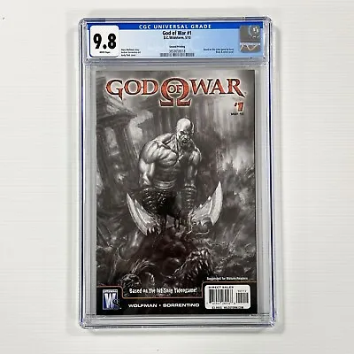 Buy God Of War #1 2010 CGC 9.8 White Pages Second Printing • 265£