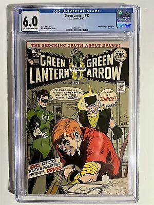 Buy Green Lantern #85 Dc Comics Bronze Age Cgc 6.0 Graded Drug Issue! Neal Adams! • 136.71£