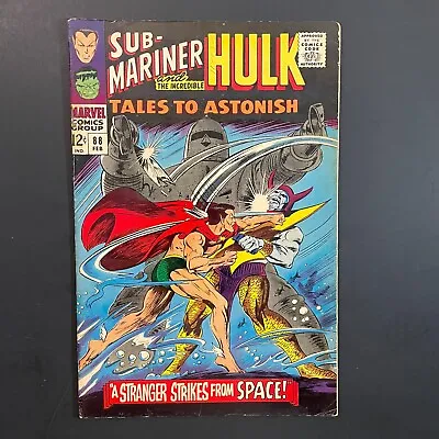 Buy Tales To Astonish 88 1st Hulk Smash Silver Age Marvel 1967 Sub-Mariner Stan Lee • 15.80£