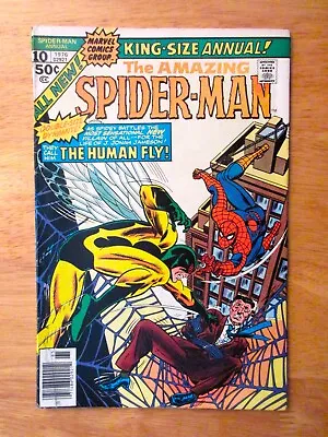 Buy AMAZING SPIDER-MAN King-Size Annual #10 **Rare ORANGE TITLE Production Error!** • 50.52£