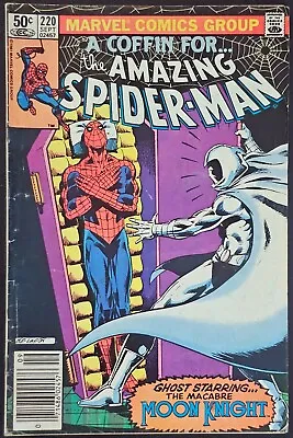 Buy Amazing Spider-Man #220 FN 6.0 1981 Newstand Marvel Comics Bronze Age • 12.76£