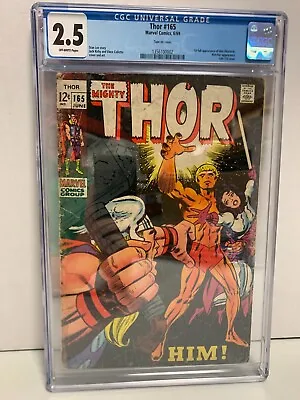 Buy Thor #165 CGC 2.5 1969 - 1st Full Appearance Of Him (Adam Warlock) - MCU! • 107.94£