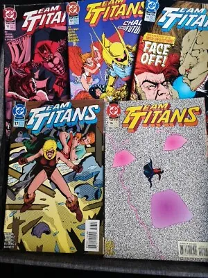 Buy Team Titans 10,12,13, 16,17 1993 Dc Comics Classic Superhero Bargain Multipack  • 6£