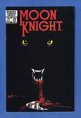 Buy Moon Knight #29 Marvel Comics 1983 Werewolf By Night Doug MoenchBill Sienkiewicz • 12.67£