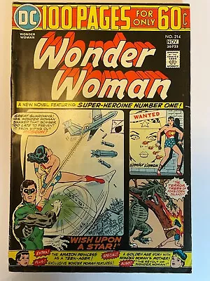 Buy Wonder Woman #214 (DC 1974) 100 Page Giant. Bronze Age Issue. • 11.99£