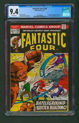 Buy 1973 Marvel Fantastic Four 130 CGC 9.4 NM • 179.89£