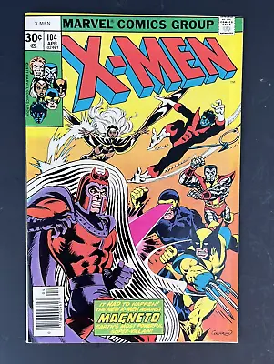 Buy Uncanny X-Men #104 1976 1st Appearance Starjammers Magneto Cover • 106.45£