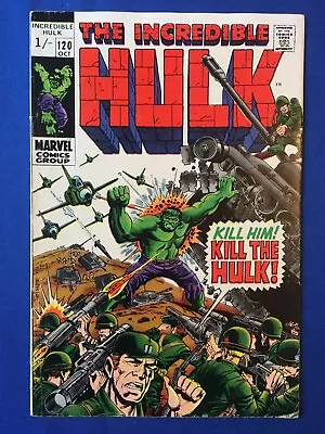 Buy Incredible Hulk #120 FN+ (6.5) MARVEL ( Vol 1 1969) (3) • 22£