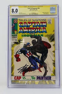 Buy Marvel 1968 Tales Of Suspense #98 Signed By Stan Lee CGC 8.0 Black Panther • 1,447.69£