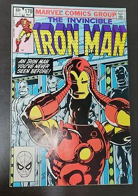 Buy Iron Man #170 Invincible VF Marvel 1983 KEY 1st App James Rhodes As Iron Man • 19.82£