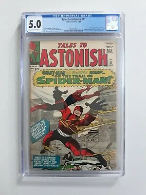 Buy Tales To Astonish #57 CGC 5.0,  Spider-Man Marvel Comics 1964 • 154.36£