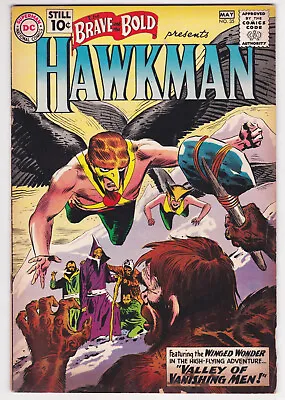 Buy Brave And The Bold #35 Very Good 4.0 Hawkman Hawkgirl Joe Kubert Art 1961 • 66.48£