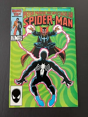 Buy Spectacular Spider-Man #115 - Cameo App By The Foreigner (Marvel, 1986) NM • 7.78£