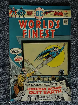 Buy DC Comics World's Finest Comics Issue #234 (1975) Superman And Batman  • 1.50£