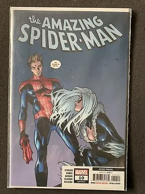 Buy Marvel Comics The Amazing Spider-Man #10 LGY #811 Rare Second Printing Black Cat • 17.99£