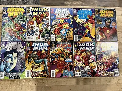 Buy Iron Man #315 319 322 323 326 327 329-332 Lot Of 10 Marvel Comics Set Run • 9.73£