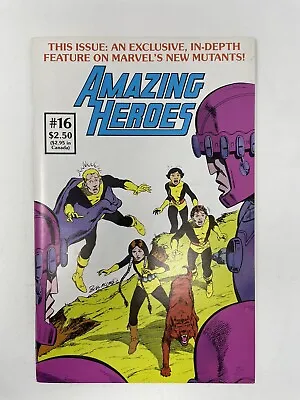 Buy Amazing Heroes #16 1982 1st Appearance New Mutants Capital Comics Marvel X-Men • 40.01£
