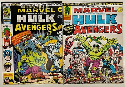 Buy Mighty World Of Marvel Bronze Age UK Key Issues 199 200 Hulk 181 Pt 2 GD/VG • 2£