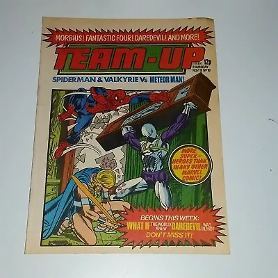 Buy Marvel Team Up #10 19th November 1980 Spiderman Valkyrie British Weekly Comics ^ • 5.99£