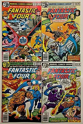 Buy Marvel Comic Bronze Age Key 4 Issue Lot Fantastic Four 201 202 203 204 VG/FN • 0.99£