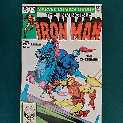 Buy Iron Man #163 Obadiah Stane, Chessmen 1968 Series Marvel Silver Age • 17.61£