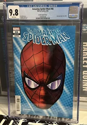 Buy Amazing Spider-Man #46 CGC 9.8 Mark Brooks Headshot Variant Cover • 39.97£