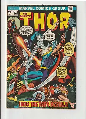 Buy The Mighty Thor #214 (1973)  1st Appearance Xorr The God-Jewel • 21.34£