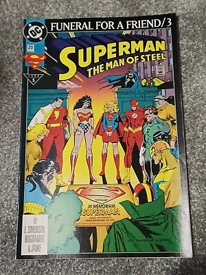 Buy Superman The Man Of Steel #20 DC Comics LIKE NEW  • 4£