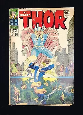 Buy The Mighty Thor No. 138 Marvel Comics March 1967 Stan Lee And Jack Kirby G-/G • 11.99£