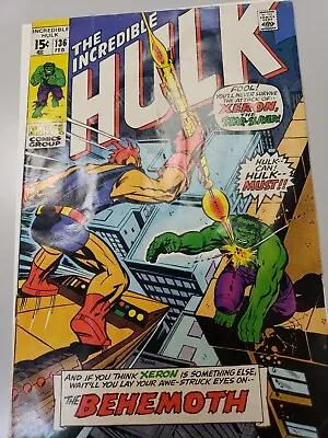 Buy Incredible Hulk FEB #136 (1971) Marvel Comic Book 1st Klatu Xeron MED GRADE • 10.27£