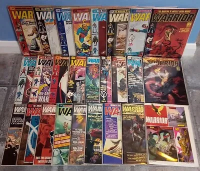 Buy Warrior Magazines ALL #1 - #26 Set, UK Comics (V For Vendetta) SIGNED, Dez Skinn • 1,899£