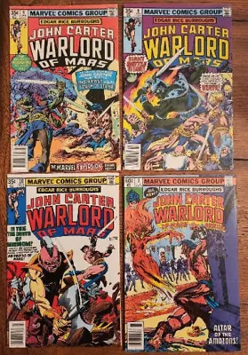 Buy John Carter Warlord Of Mars #8 To 10 + Annual #3 + Bonus #1 Marvel 1978-79 FN/VF • 9.48£