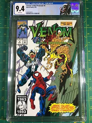 Buy Venom Lethal Protector #4 CGC 9.4 Spider-Man 1993 1st App Scream Custom Label  • 43.48£