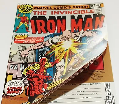 Buy Iron Man #85 VF- Mark Jewelers Variant Armor Upgrade 1976 Marvel Comics • 45.24£