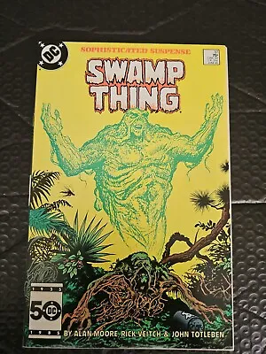 Buy SAGA OF THE SWAMP THING # 37:1985: 1st JOHN CONSTANTINE: Alan Moore: DC Comics  • 396.49£