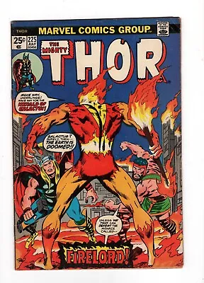Buy Thor #225, VG/FN 5.0, 1st Appearance Firelord; Marvel Value Stamp Intact • 45.20£