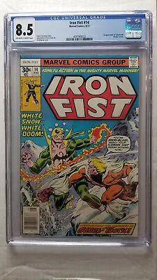 Buy Iron Fist #14 CGC 8.5 VF+    1st Appearance Sabre Tooth • 595.03£