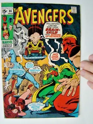 Buy Avengers #86 Sal Buscema Art 2nd Squadron Supreme Appearance 1971 VG • 9.40£