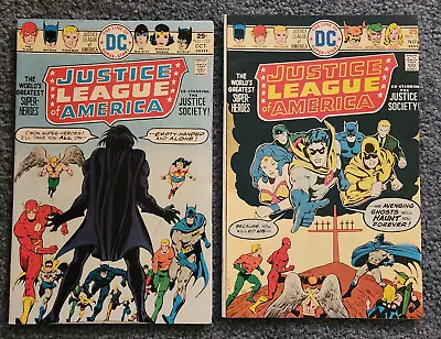 Buy Justice League Of America #123(VF) + 124(VF/NM) DC 1975 1st App. Of Earth Prime • 20.78£