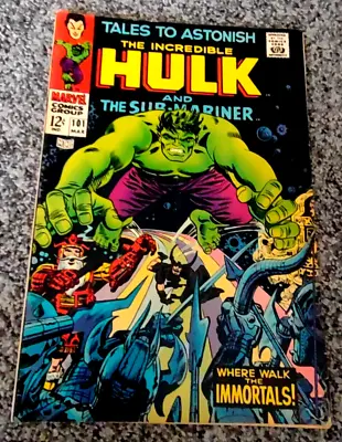 Buy Marvel Comic - Tales To Astonish! #101 - Hulk And Sub-Mariner - LAST ISSUE • 17.90£