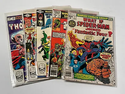 Buy Marvel “What If” Comic Lot Of 5 1st Series (1977) 1, 23, 28, 34, 39 Books Keys • 24.90£