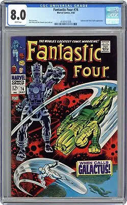Buy Fantastic Four #74 CGC 8.0 1968 4140107008 • 126.45£